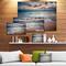 Designart - Waves Crashing Serene Seashore - Seascape Canvas Art Print